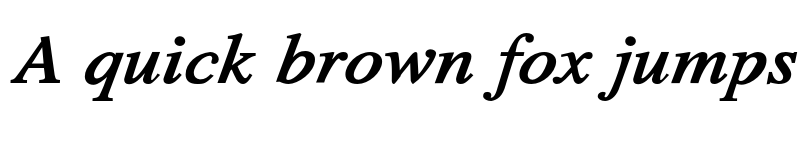 Preview of Tribun ADF Std Bold Italic font