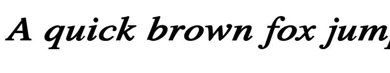 Preview of Tribun ADF Std ExtraBold Italic font