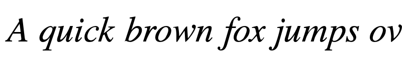 Preview of Tribun ADF Std Italic font