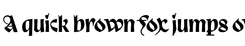 Preview of Trickster Regular font