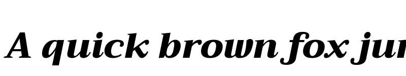 Preview of Trirong Black Italic font