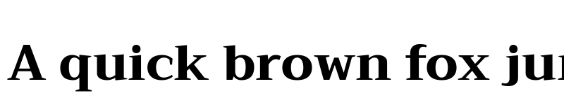 Preview of Trirong ExtraBold font