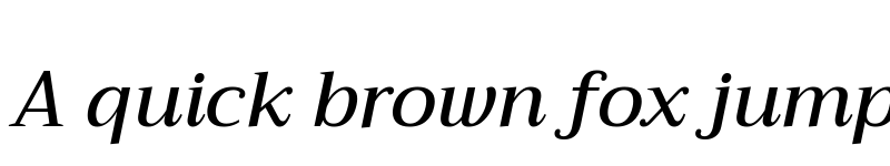 Preview of Trirong Medium Italic font