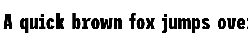 Preview of Trispace Condensed Bold font