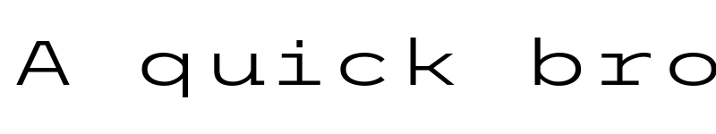 Preview of Trispace Expanded Light font