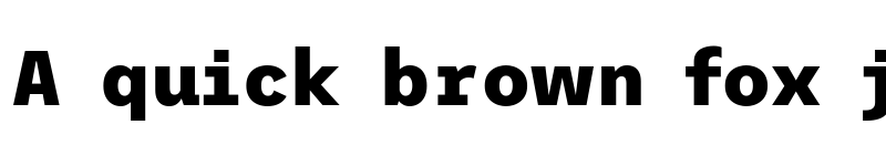 Preview of Trispace ExtraBold font