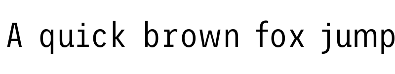 Preview of Trispace SemiCondensed Light font