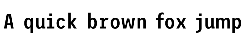 Preview of Trispace SemiCondensed Medium font