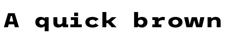 Preview of Trispace SemiExpanded ExtraBold font