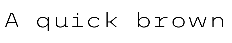 Preview of Trispace SemiExpanded ExtraLight font