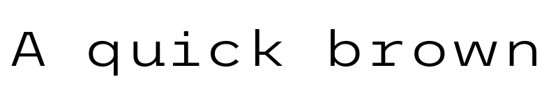 Preview of Trispace SemiExpanded Light font