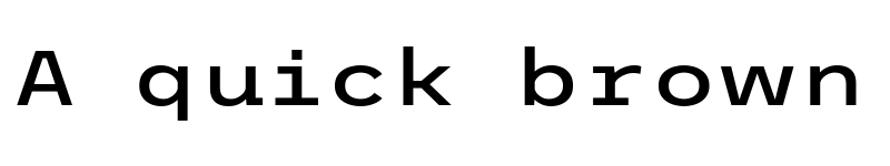 Preview of Trispace SemiExpanded Medium font