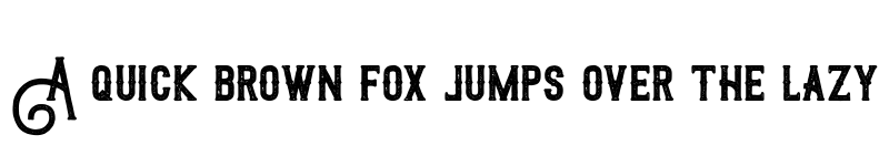 Preview of Triumph wheels rough Regular font
