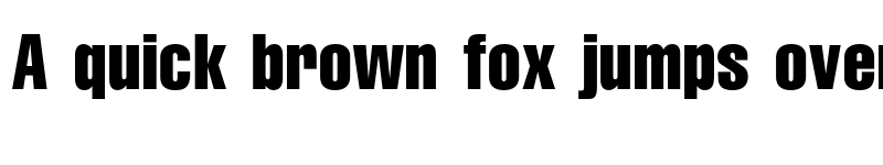 Preview of Triumvirate CG Comp Regular font