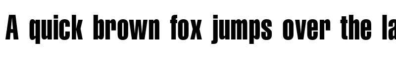 Preview of Triumvirate CG ExtraComp Regular font