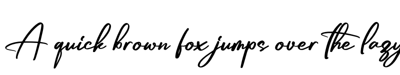 Preview of Triyastie Regular font