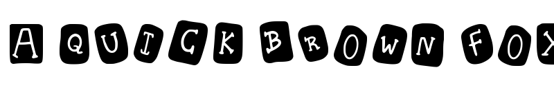 Preview of Trizmaiuscula Regular font