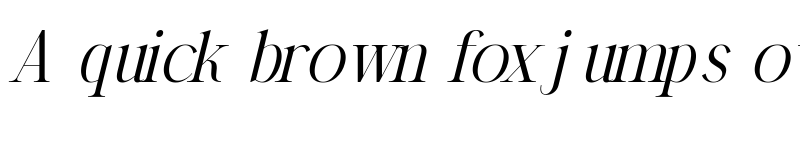 Preview of TROPICAL ROTHELA Italic font