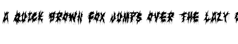 Preview of Trouble Maker Regular font