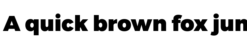 Preview of Trueno Black font