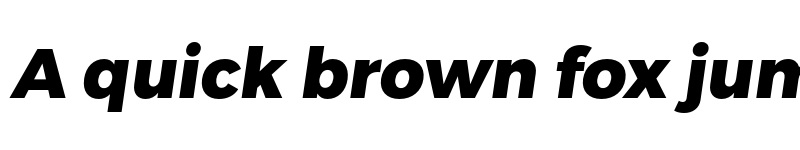 Preview of Trueno ExtraBold Italic font