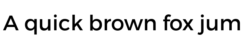 Preview of Trueno Regular font