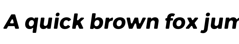 Preview of Trueno RoundBdIt font