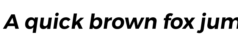 Preview of Trueno SemiBold Italic font