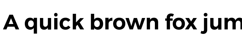 Preview of Trueno SemiBold font