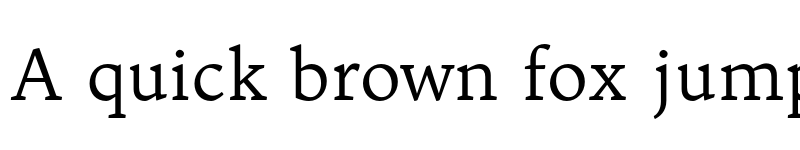 Preview of Trykker Regular font