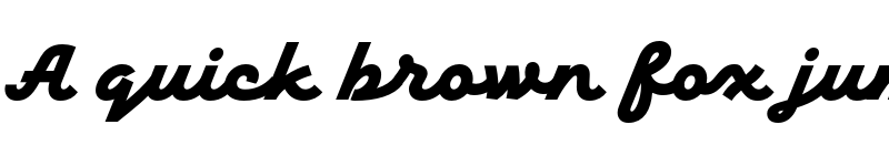 Preview of TT Backwards Script Trl Black font