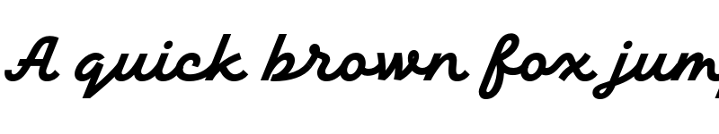 Preview of TT Backwards Script Trl Bold font