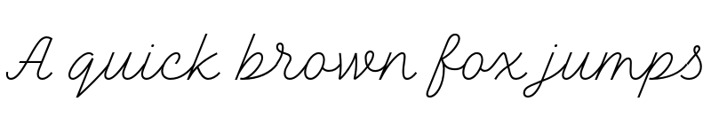 Preview of TT Backwards Script Trl Thin font