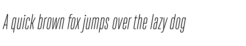 Preview of TT Bluescreens Trial ExtraLight Italic font
