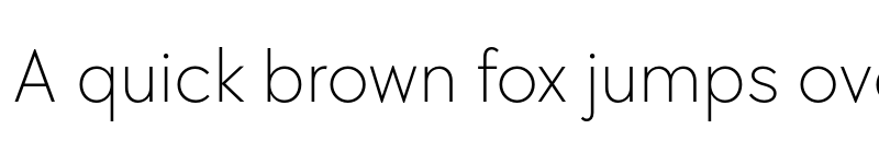 Preview of TT Chocolates Trl ExtraLight font