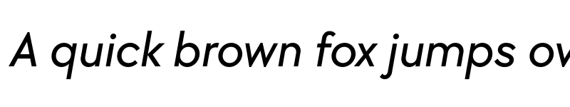 Preview of TT Chocolates Trl Medium Italic font