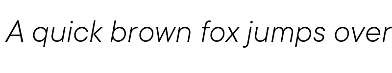 Preview of TT Commons Light Italic font