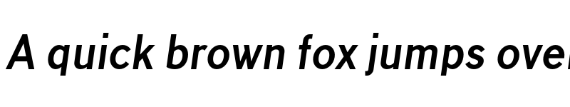 Preview of TT Corals Trial Bold Italic font