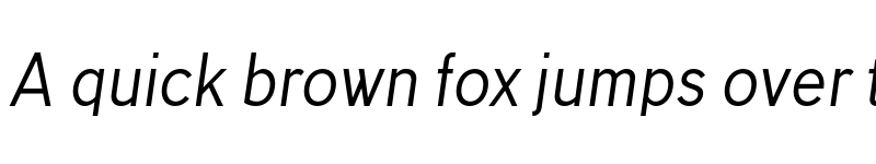 Preview of TT Corals Trial Italic font