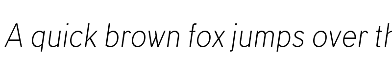 Preview of TT Corals Trial Light Italic font