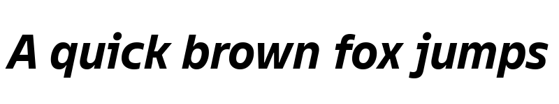 Preview of TT Fellows Trial DemiBold Italic font