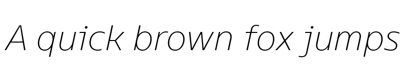 Preview of TT Fellows Trial Thin Italic font