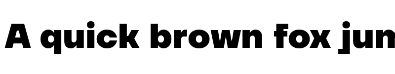 Preview of TT Firs Neue Trl ExtraBold font