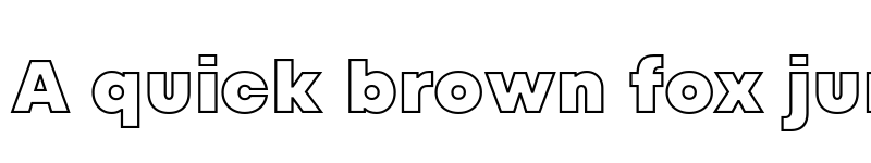 Preview of TT Fors Black Outline font