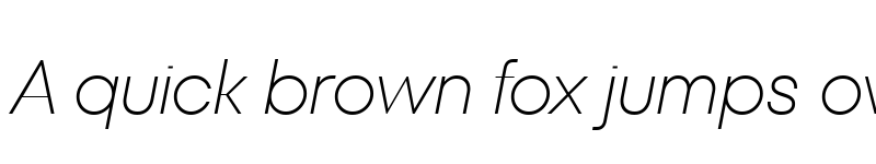 Preview of TT Fors Display Trl ExtraLight Italic font
