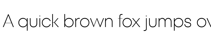 Preview of TT Fors Display Trl ExtraLight font