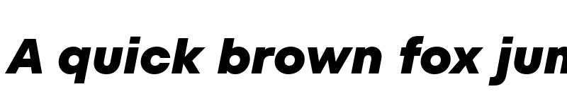 Preview of TT Fors Trial ExtraBold Italic font