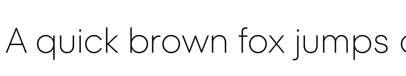 Preview of TT Fors Trial ExtraLight font