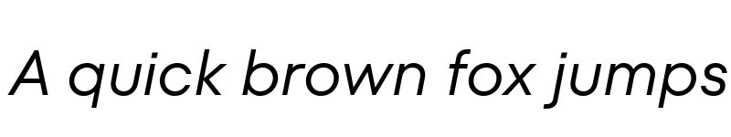 Preview of TT Fors Trial Italic font