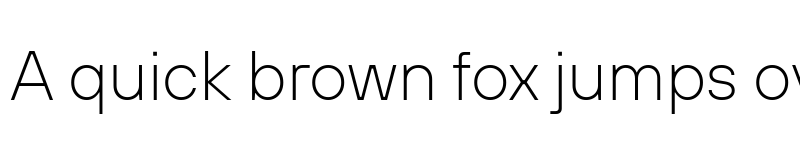 Preview of TT Hoves Pro Trial ExtraLight font